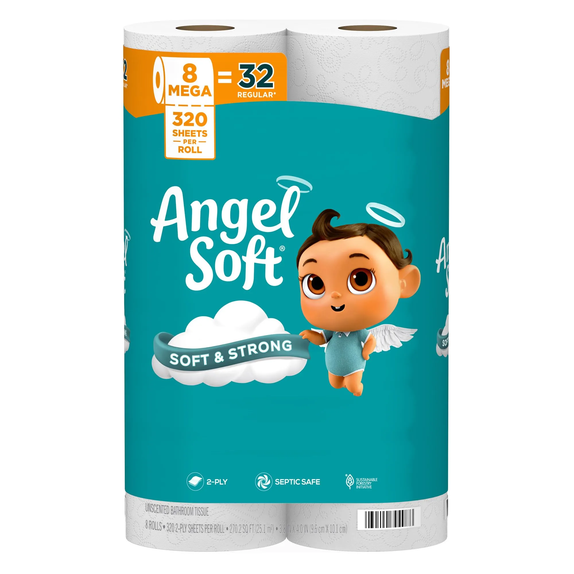 Angel Soft Mega Rolls Toilet Paper image 2