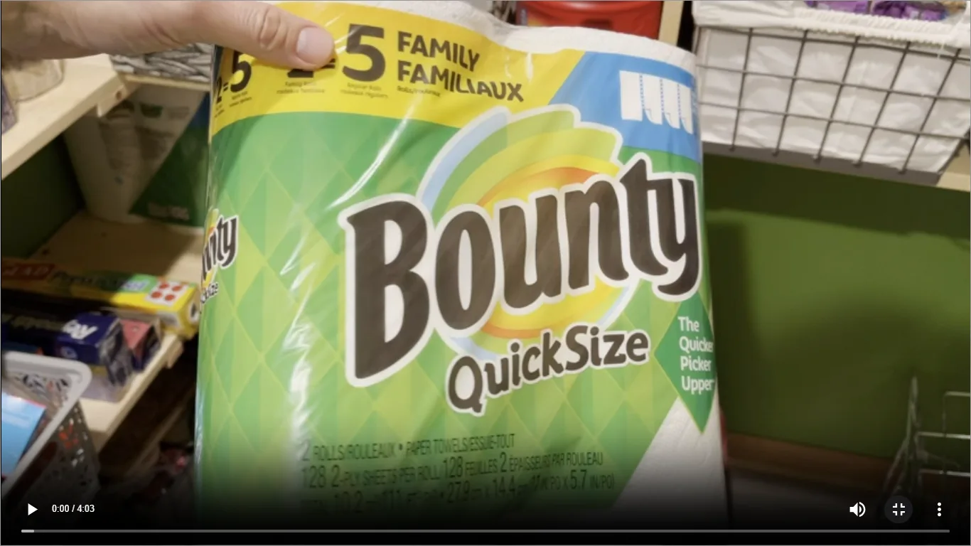 Bounty Quick-Size Paper Towels image 2