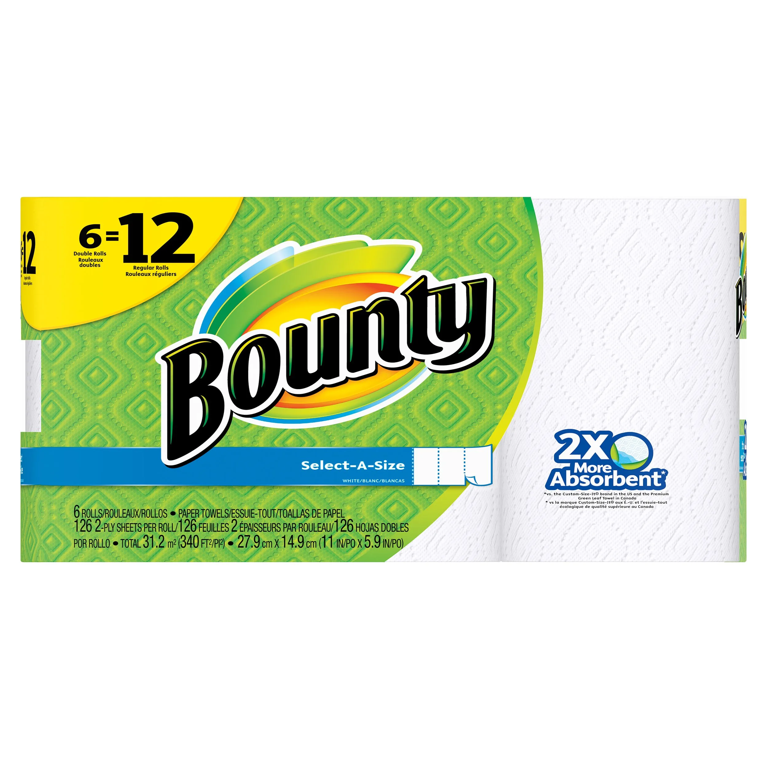Bounty Select-A-Size Double Rolls