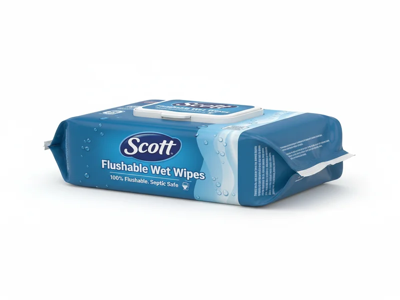 Scott Flushable Wet Wipes