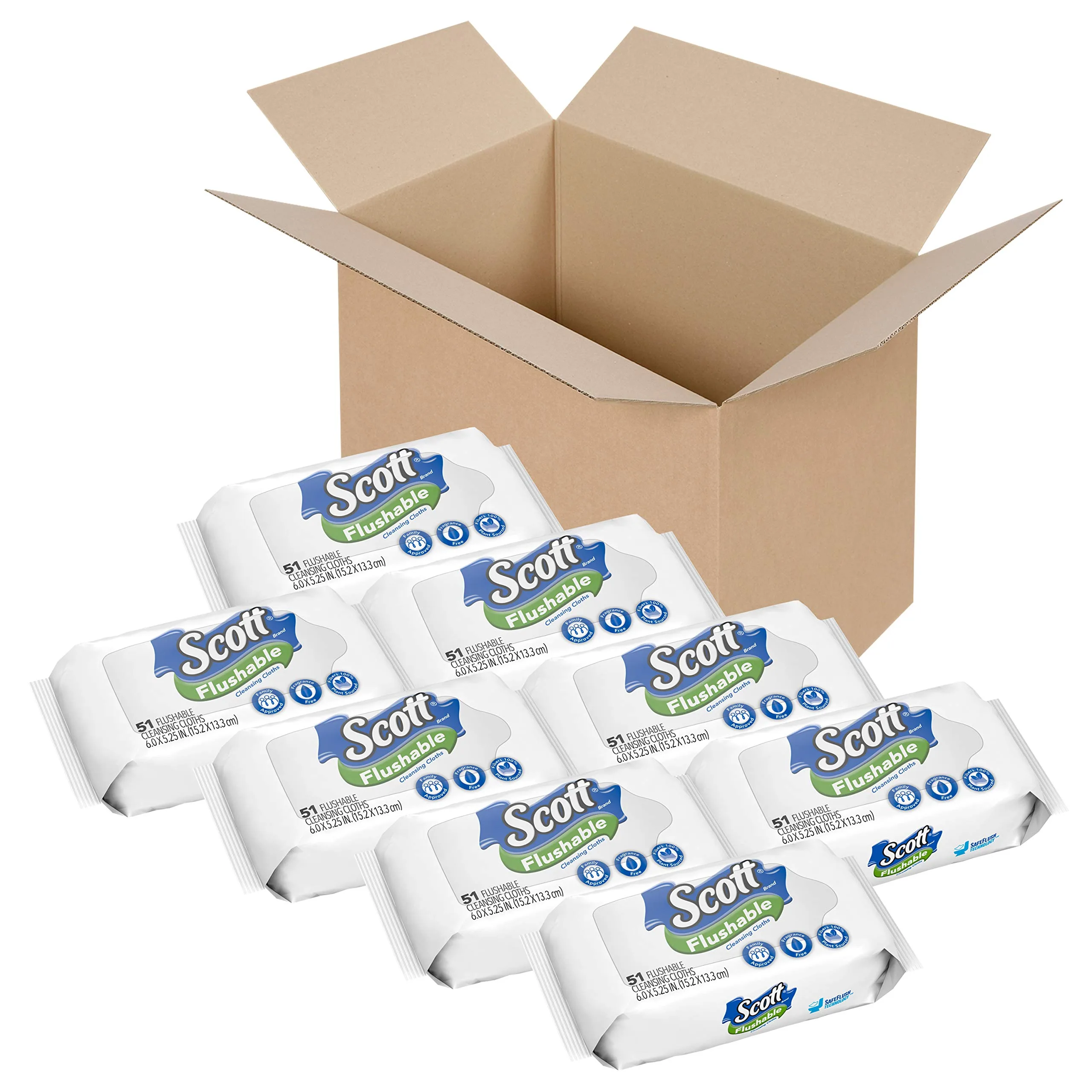 Scott Flushable Wet Wipes image 2